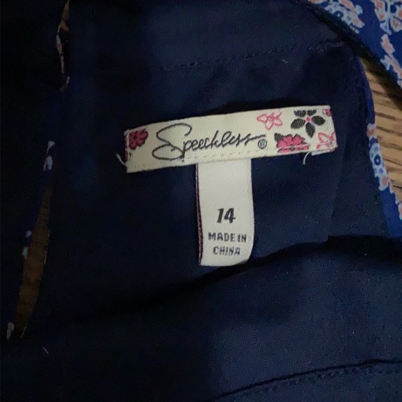 Blue patterned dress - Picture 3 of 3